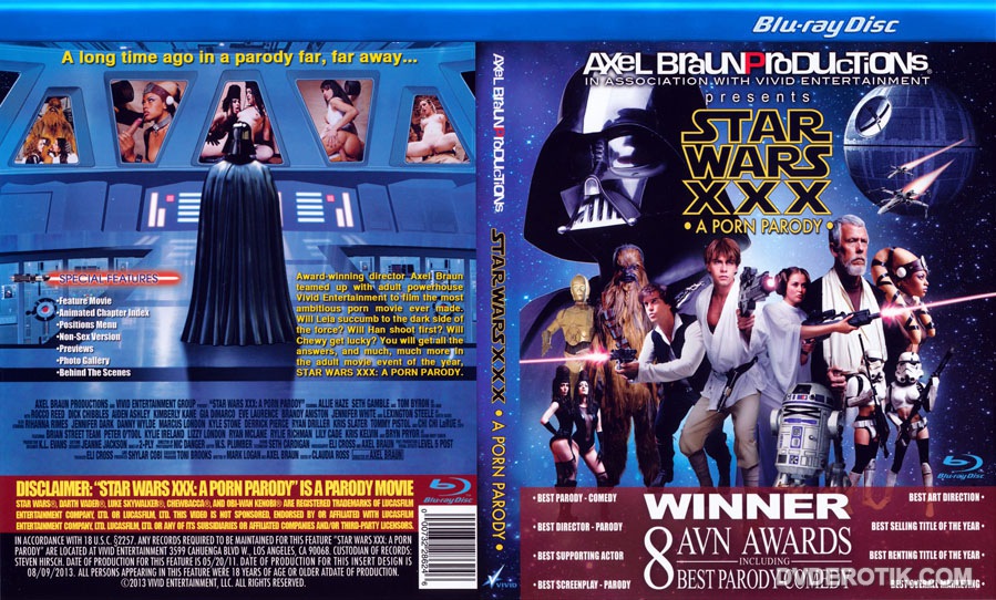 Star Wars Porn Parody Cover - Star Wars XXX A Porn Parody Blu ray Disc DVD by Vivid