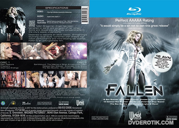 Fallen Porn - Fallen Blu ray Disc DVD by Wicked Pictures