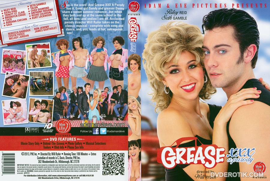 900px x 605px - Grease XXX A Parody DVD by Adam&Eve